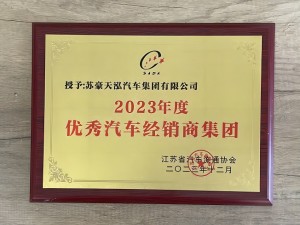 2023年度优秀汽车经销商集团-苏豪天泓集团